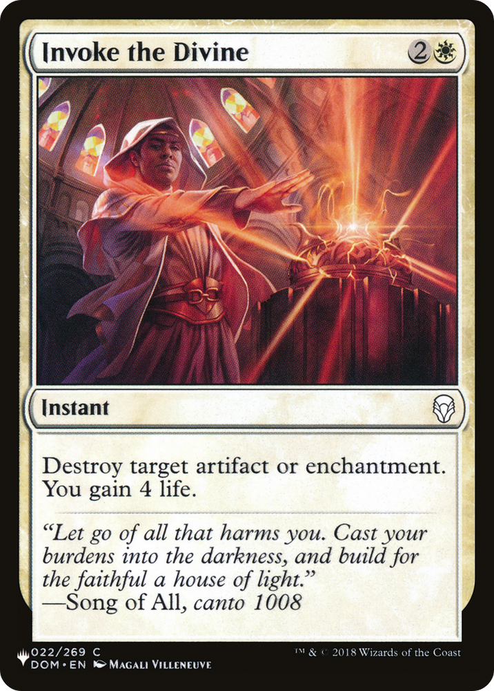 Invoke the Divine [Secret Lair: Angels] Magic: The Gathering