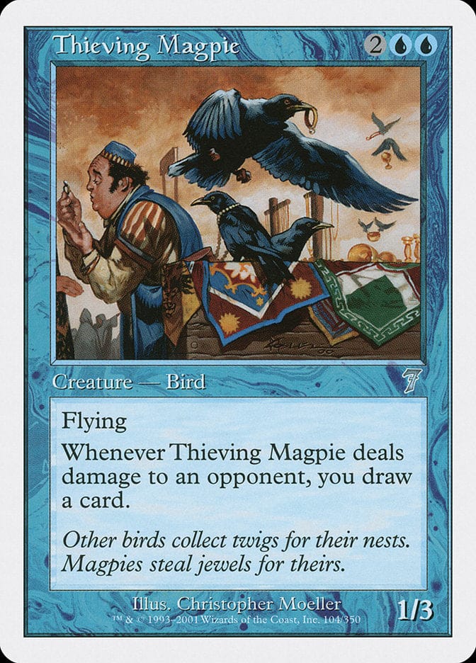 Thieving Magpie [Seventh Edition] Magic: The Gathering