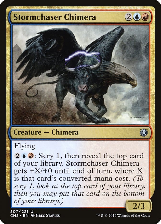 Stormchaser Chimera [Conspiracy: Take the Crown] Magic: The Gathering