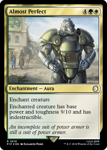 Almost Perfect (Surge Foil) [Fallout] Magic: The Gathering