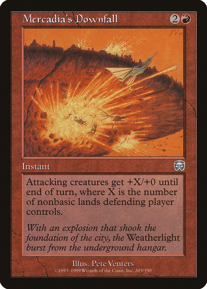 Mercadia's Downfall [Mercadian Masques] Magic: The Gathering
