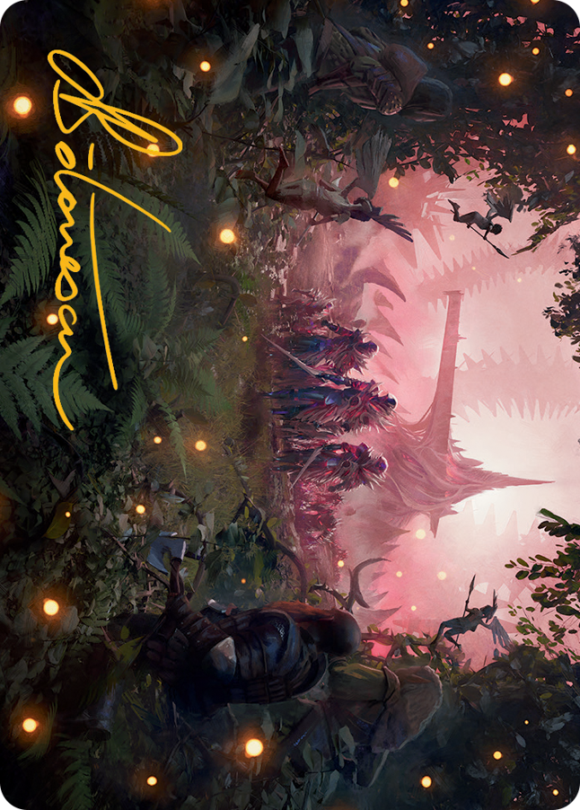 Invasion of Eldraine Art Card (Gold-Stamped Signature) [March of the Machine Art Series] Magic: The Gathering