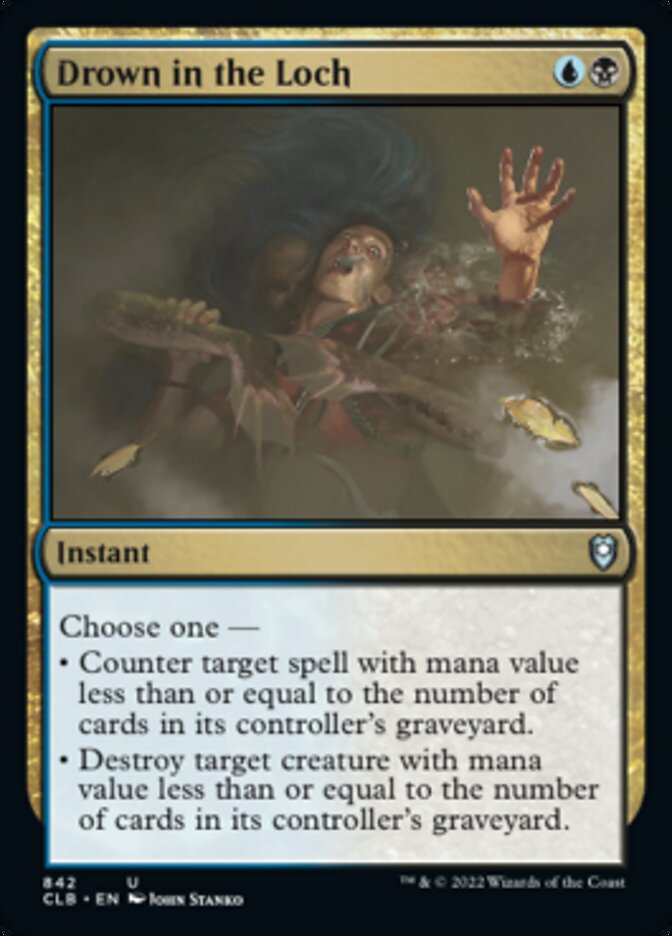 Drown in the Loch [Commander Legends: Battle for Baldur's Gate] Magic: The Gathering