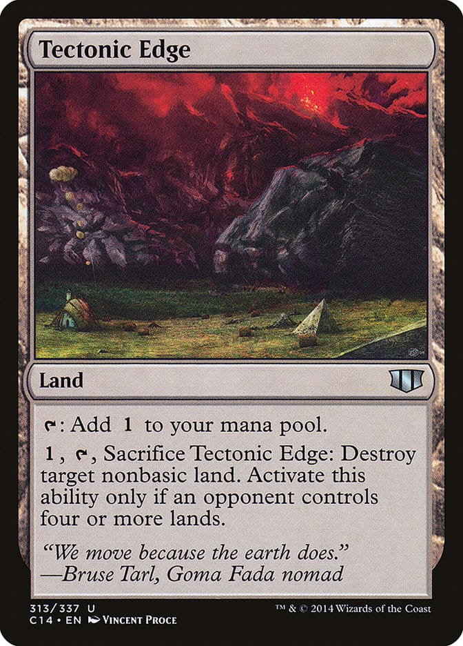 Tectonic Edge [Commander 2014] Magic: The Gathering