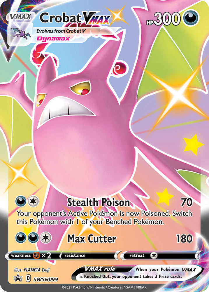 Crobat VMAX (SWSH099) (Jumbo Card) [Sword & Shield: Black Star Promos] Pokémon