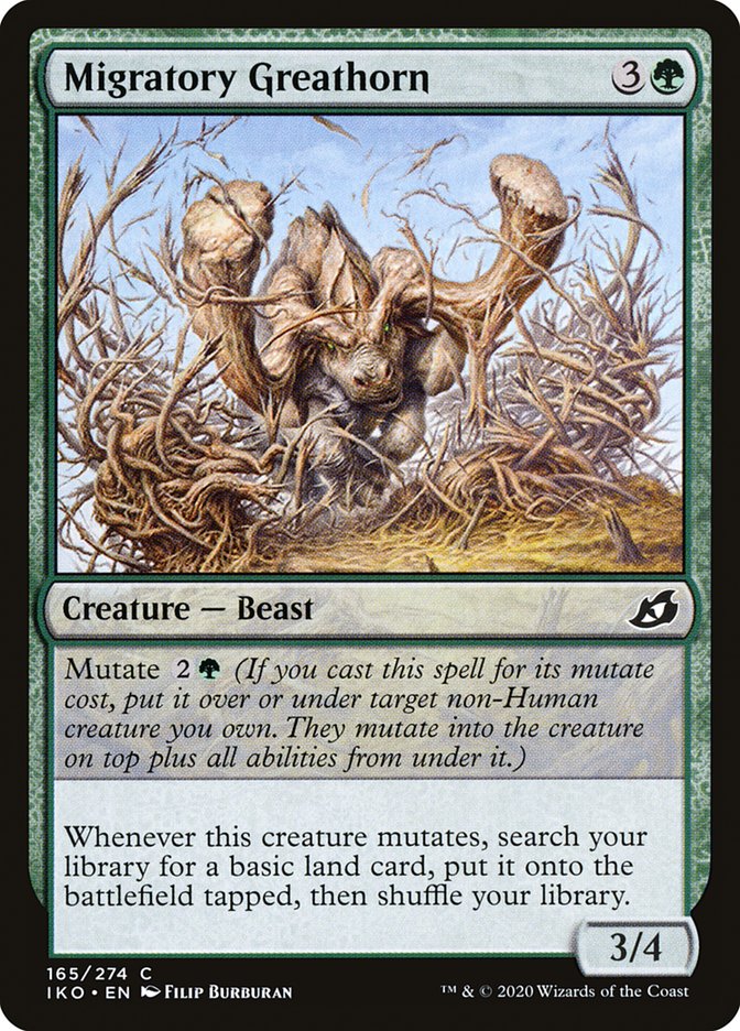 Migratory Greathorn [Ikoria: Lair of Behemoths] Magic: The Gathering