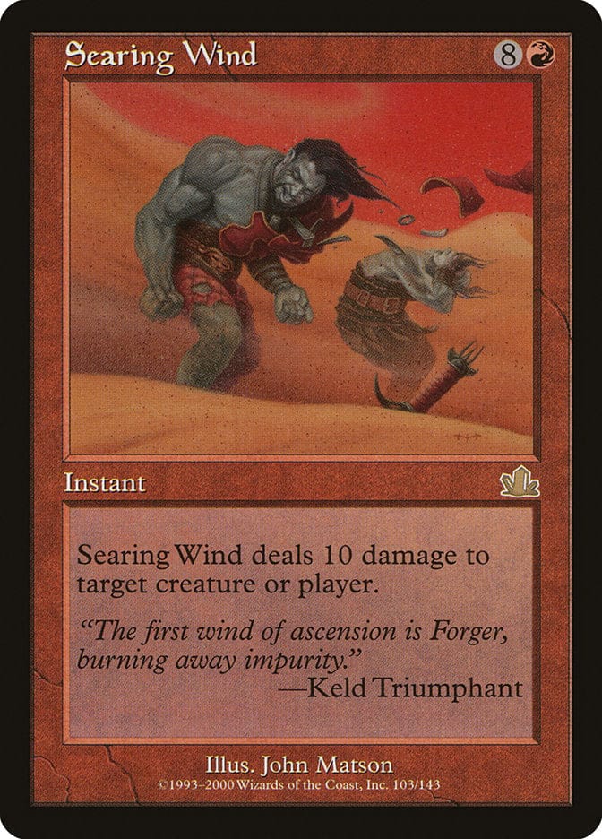Searing Wind [Prophecy] Magic: The Gathering