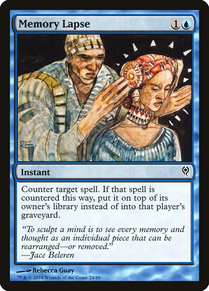 Memory Lapse [Duel Decks: Jace vs. Vraska] Magic: The Gathering