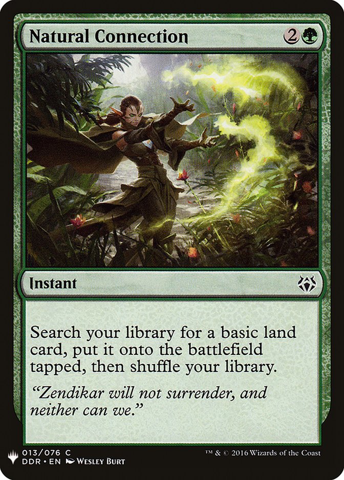 Natural Connection [Mystery Booster] Magic: The Gathering