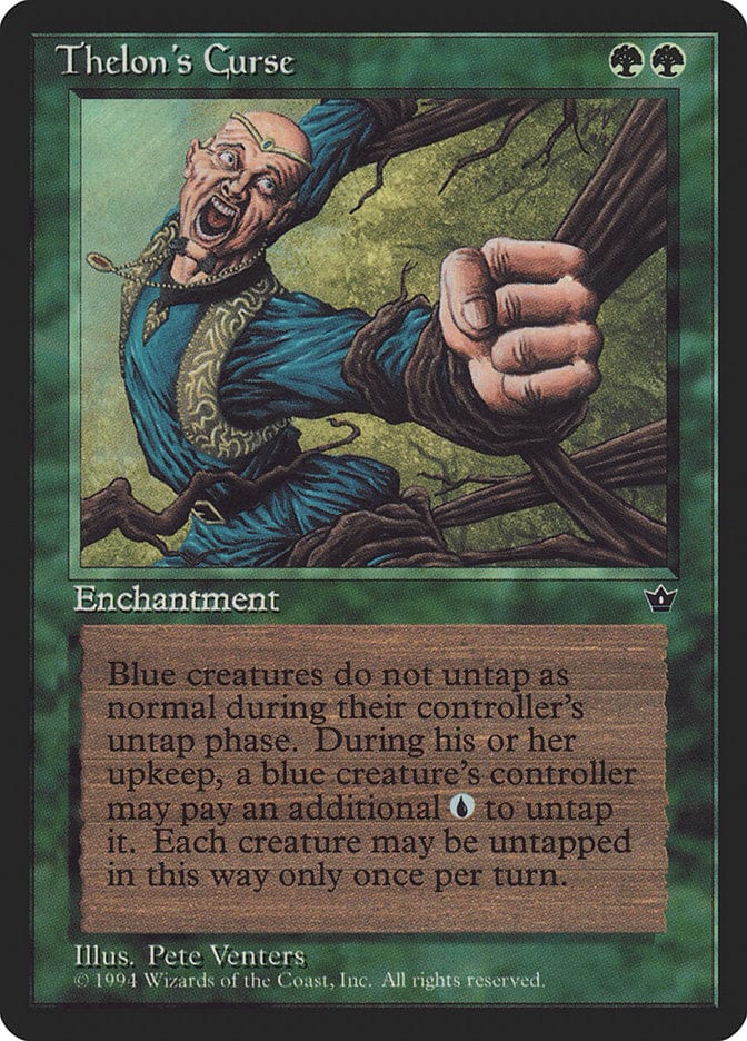 Thelon's Curse [Fallen Empires] Magic: The Gathering
