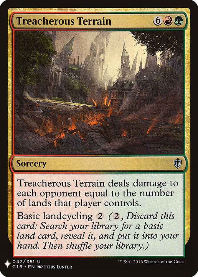 Treacherous Terrain [The List] Magic: The Gathering
