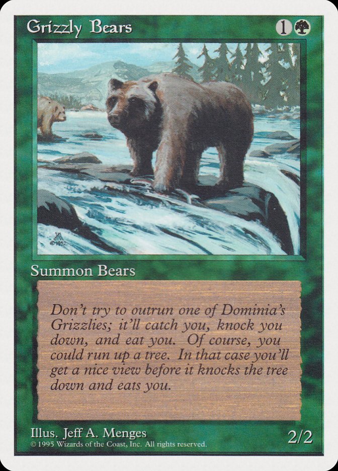 Grizzly Bears [Rivals Quick Start Set] Magic: The Gathering