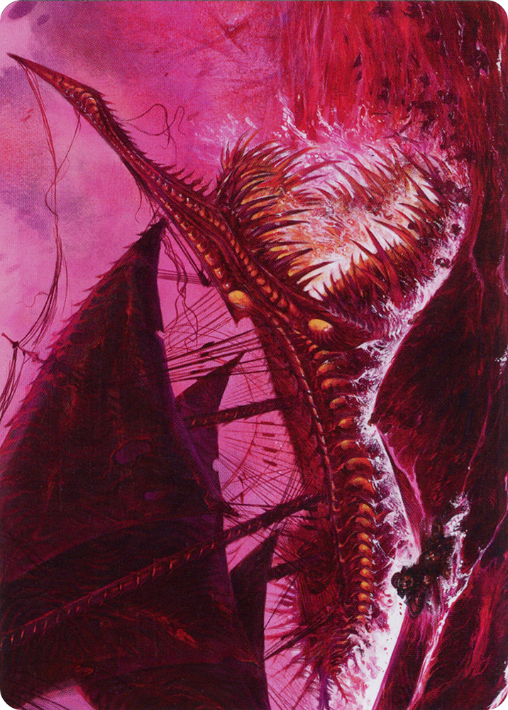 Marauding Dreadship Art Card [March of the Machine Art Series] Magic: The Gathering