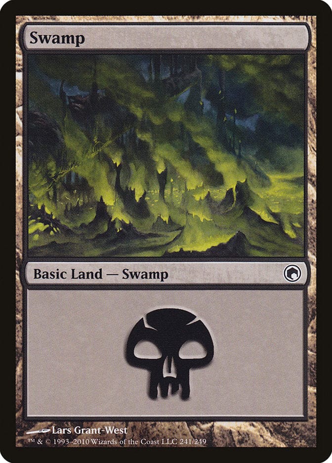Swamp (241) [Scars of Mirrodin] Magic: The Gathering