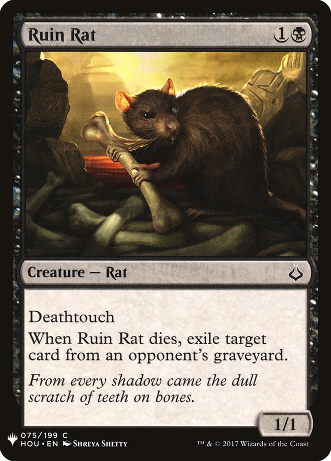 Ruin Rat [Mystery Booster] Magic: The Gathering