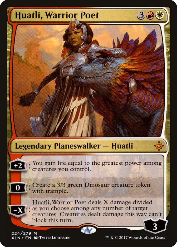 Huatli, Warrior Poet [Ixalan] Magic: The Gathering