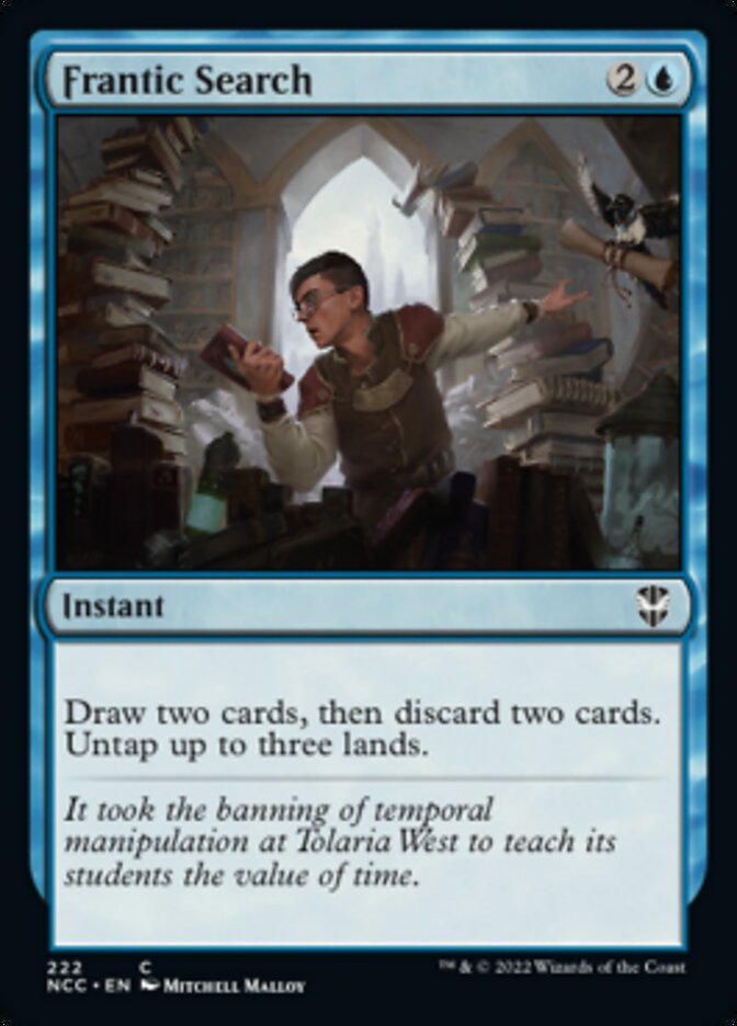 Frantic Search [Streets of New Capenna Commander] Magic: The Gathering