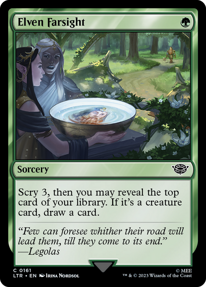 Elven Farsight [The Lord of the Rings: Tales of Middle-Earth] Magic: The Gathering