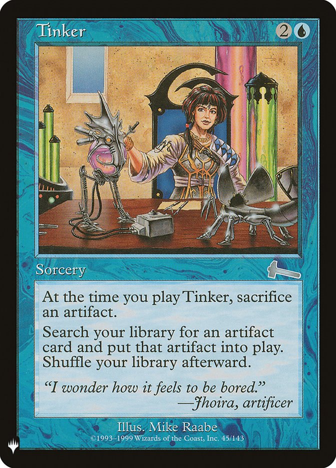 Tinker [Mystery Booster] Magic: The Gathering