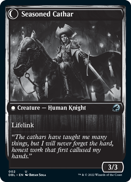 Ambitious Farmhand // Seasoned Cathar [Innistrad: Double Feature] Magic: The Gathering