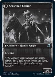 Ambitious Farmhand // Seasoned Cathar [Innistrad: Double Feature] Magic: The Gathering