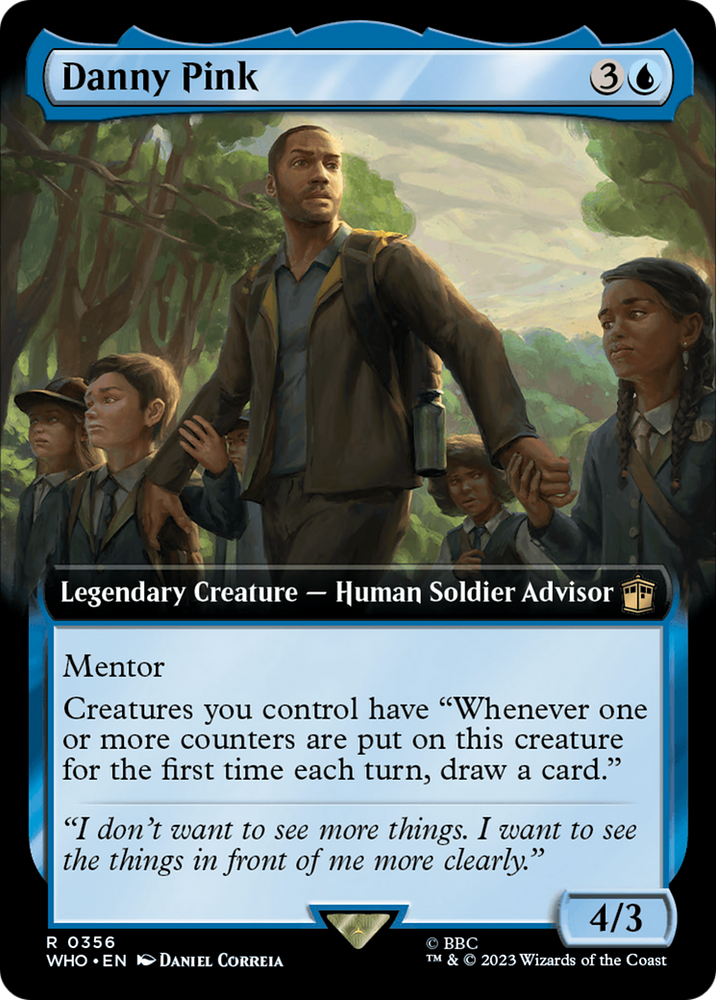 Danny Pink (Extended Art) [Doctor Who] Magic: The Gathering
