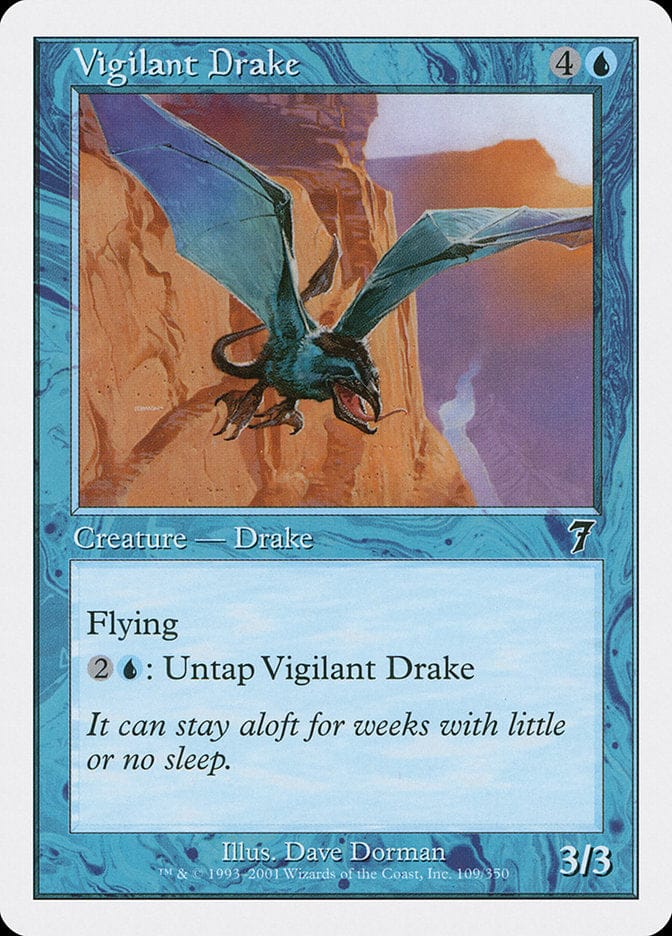 Vigilant Drake [Seventh Edition] Magic: The Gathering