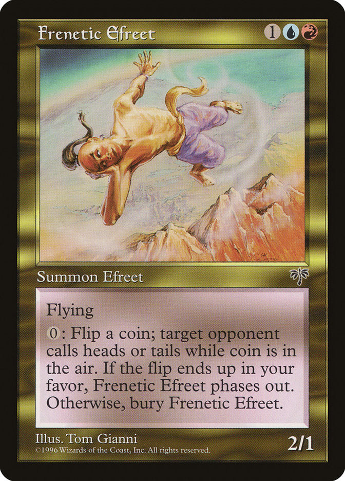 Frenetic Efreet [Mirage] Magic: The Gathering