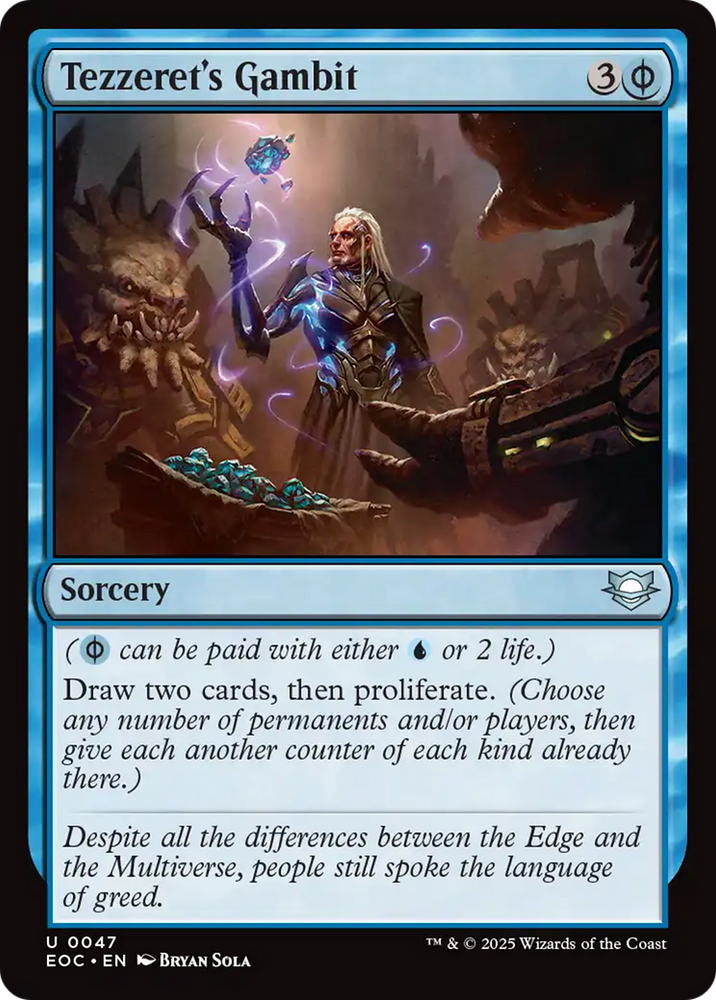 Tezzeret's Gambit [Edge of Eternities Commander] Magic: The Gathering