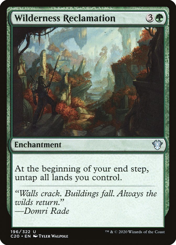 Wilderness Reclamation [Commander 2020] Magic: The Gathering