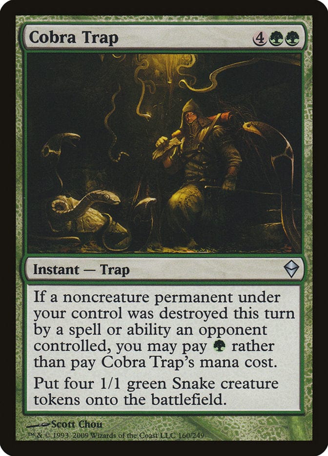 Cobra Trap [Zendikar] Magic: The Gathering