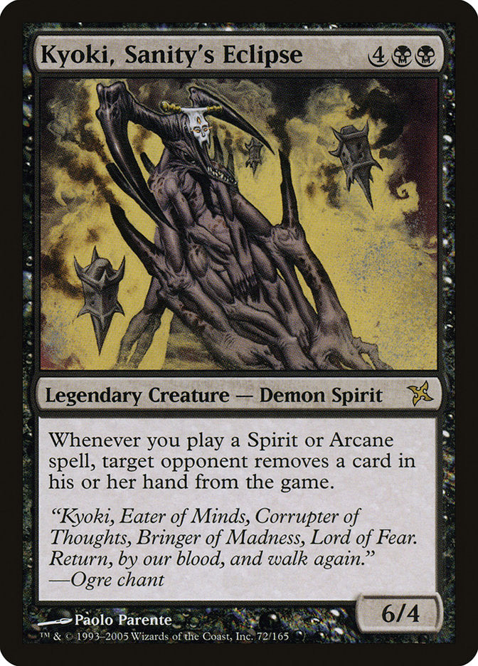 Kyoki, Sanity's Eclipse [Betrayers of Kamigawa] Magic: The Gathering