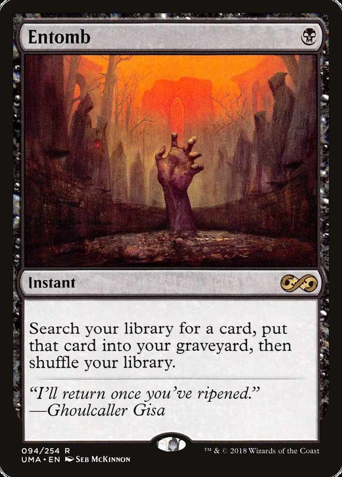 Entomb [Ultimate Masters] Magic: The Gathering