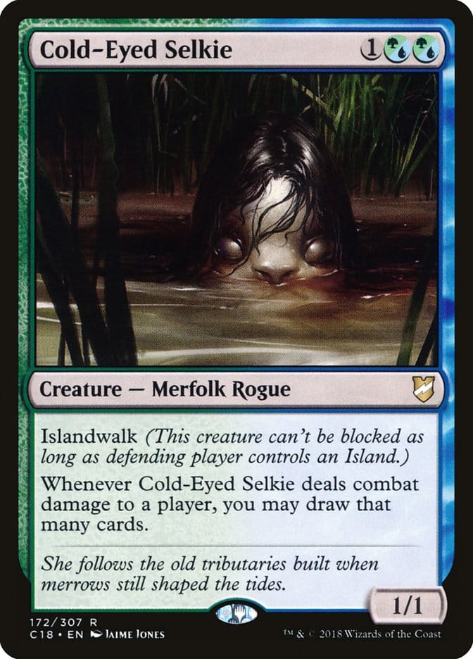 Cold-Eyed Selkie [Commander 2018] Magic: The Gathering