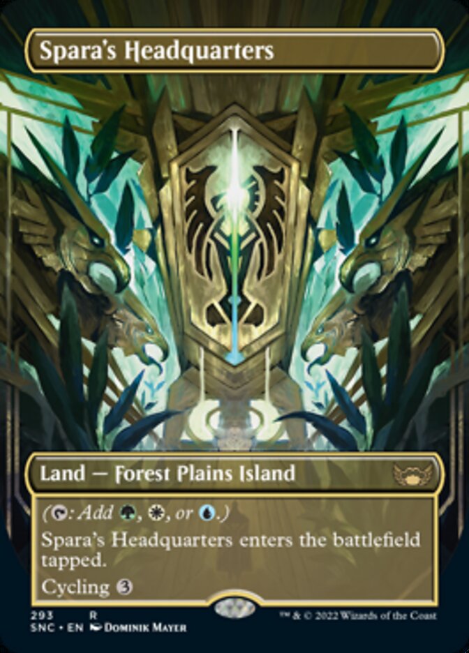 Spara's Headquarters (Borderless Alternate Art) [Streets of New Capenna] Magic: The Gathering