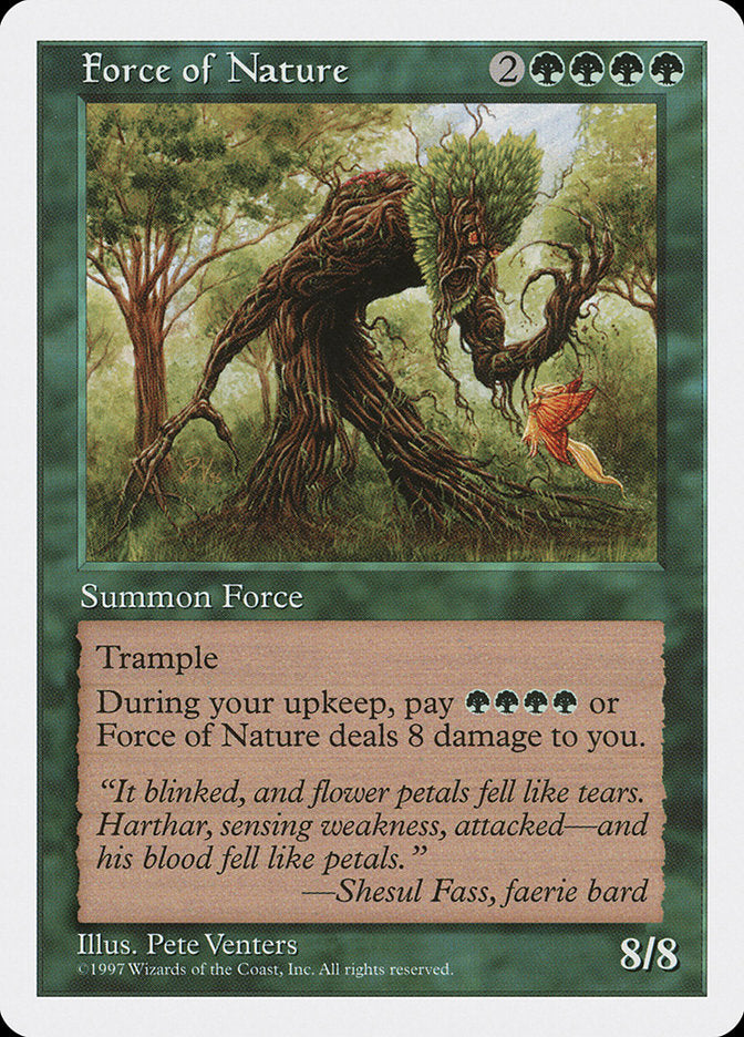 Force of Nature [Fifth Edition] Magic: The Gathering