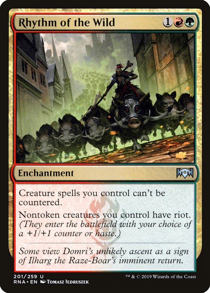 Rhythm of the Wild [Ravnica Allegiance] Magic: The Gathering