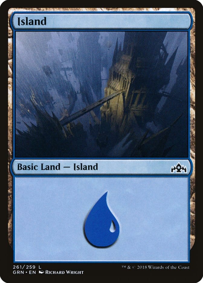 Island (261) [Guilds of Ravnica] Magic: The Gathering
