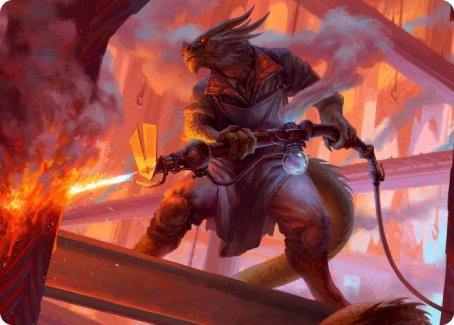 Plasma Jockey Art Card [Streets of New Capenna Art Series] Magic: The Gathering