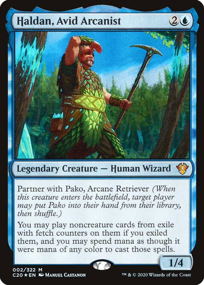 Haldan, Avid Arcanist [Commander 2020] Magic: The Gathering