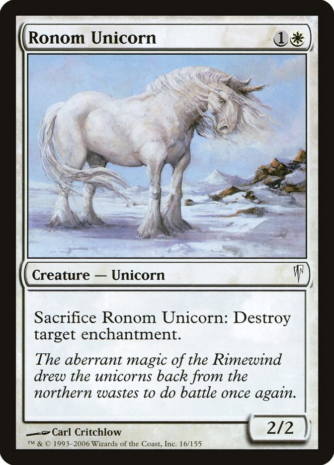 Ronom Unicorn [Coldsnap] Magic: The Gathering