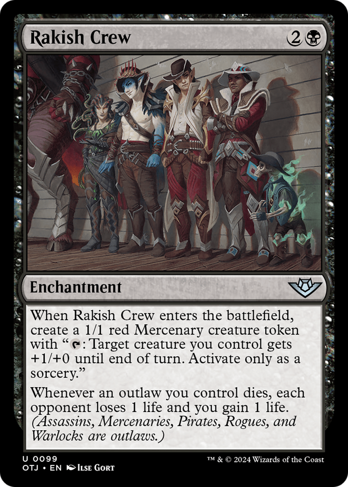 Rakish Crew [Outlaws of Thunder Junction] Magic: The Gathering