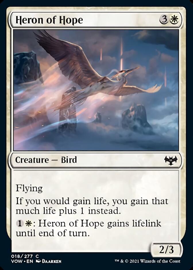 Heron of Hope [Innistrad: Crimson Vow] Magic: The Gathering