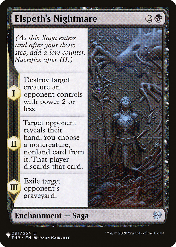 Elspeth's Nightmare [The List] Magic: The Gathering