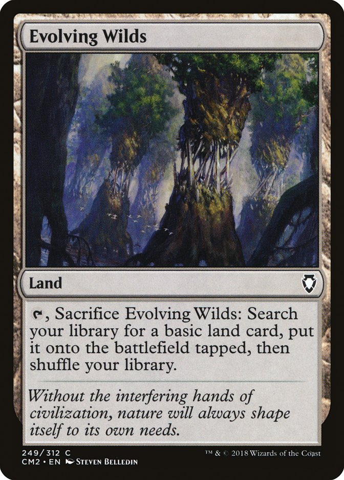 Evolving Wilds [Commander Anthology Volume II] Magic: The Gathering