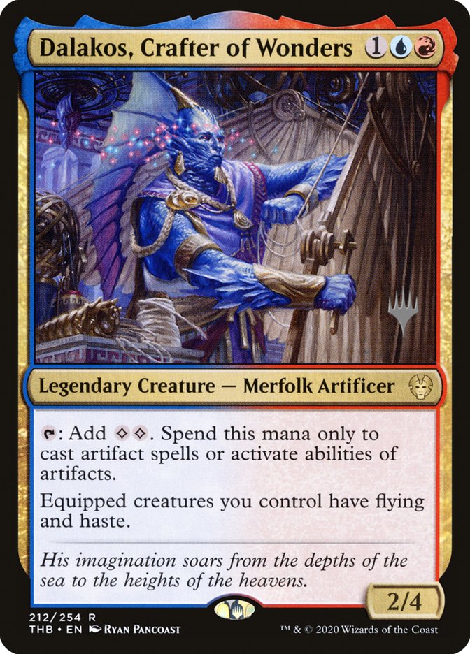Dalakos, Crafter of Wonders (Promo Pack) [Theros Beyond Death Promos] Magic: The Gathering