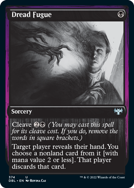 Dread Fugue [Innistrad: Double Feature] Magic: The Gathering