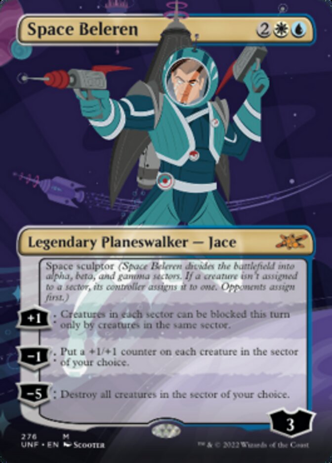 Space Beleren (Borderless) [Unfinity] Magic: The Gathering