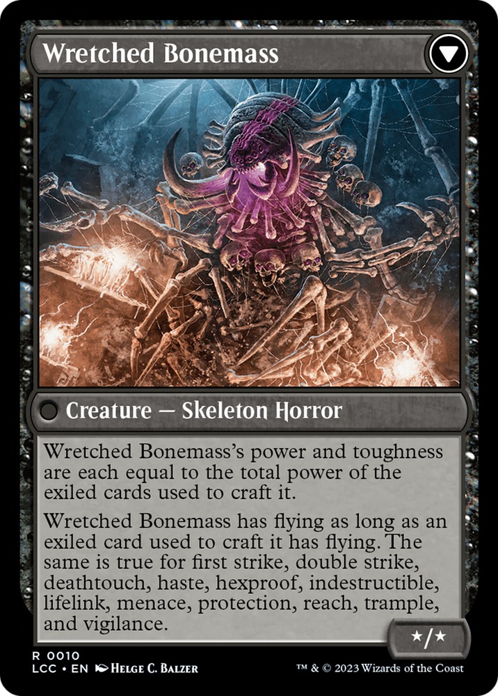 Altar of the Wretched // Wretched Bonemass [The Lost Caverns of Ixalan Commander] Magic: The Gathering