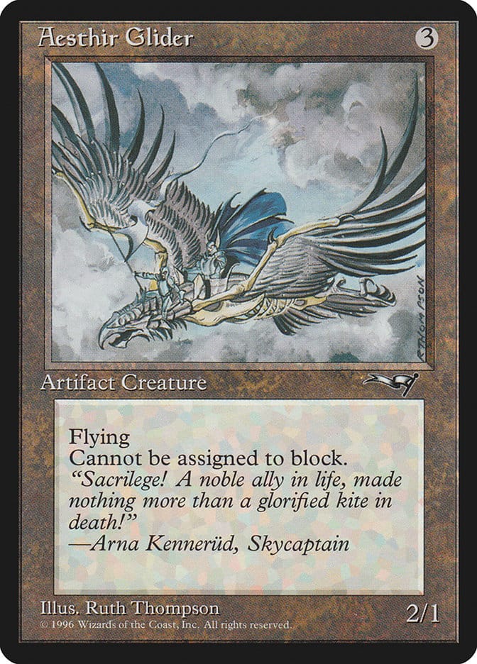 Aesthir Glider (Two Riders) [Alliances] Magic: The Gathering